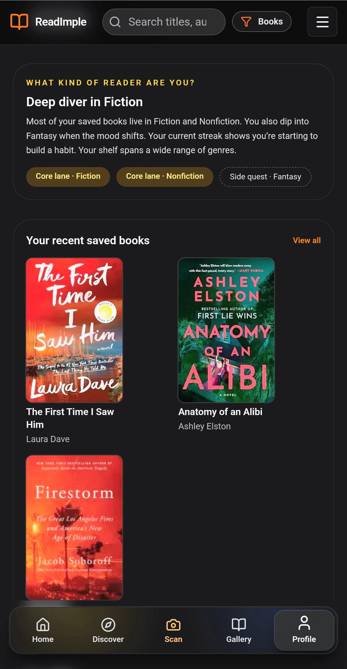 Placeholder image for the Profile tab